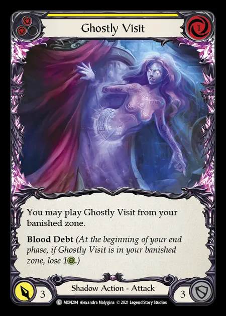 [Shadow] Ghostly Visit (yellow) [1st-MON_204-C]