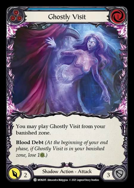 [Shadow] Ghostly Visit (blue) [1st-MON_205-C]