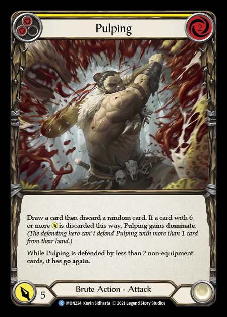 [Brute] Pulping (yellow) [1st-MON_224-R]