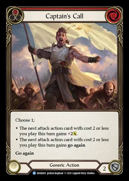 [Generic] Captain's Call (red) [1st-MON_260-R]