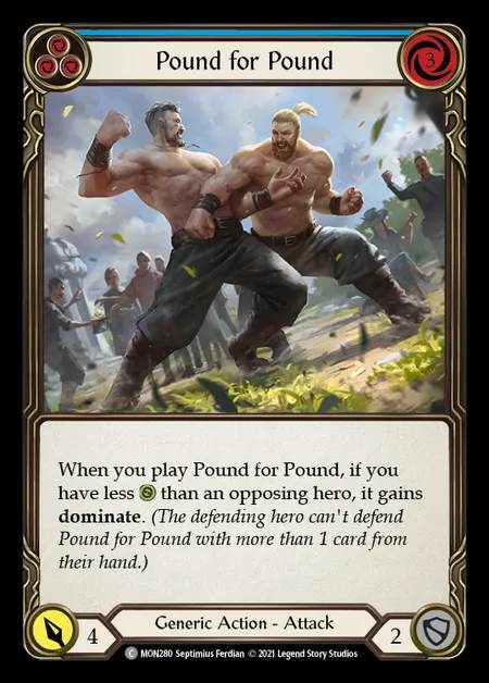 [Generic] Pound for Pound (blue) [1st-MON_280-C]
