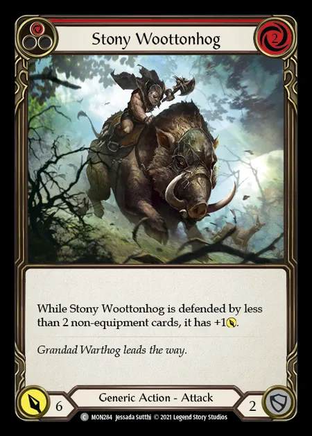 [Generic] Stony Woottonhog (red) [1st-MON_284-C]