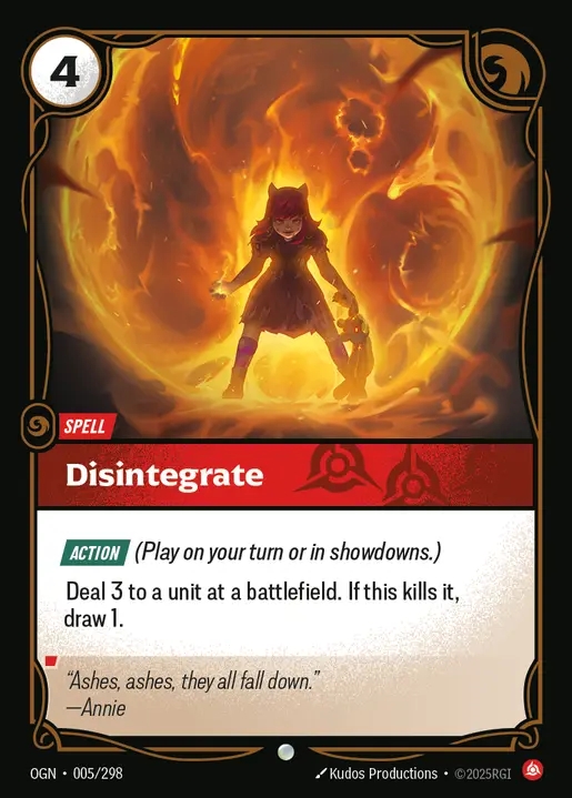 [Fury] Disintegrate [OGN-005-C]