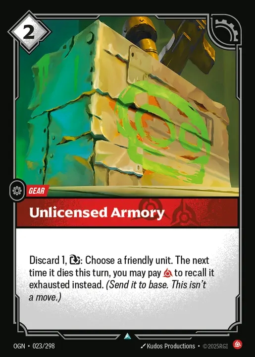 [Fury] Unlicensed Armory [OGN-023-U]