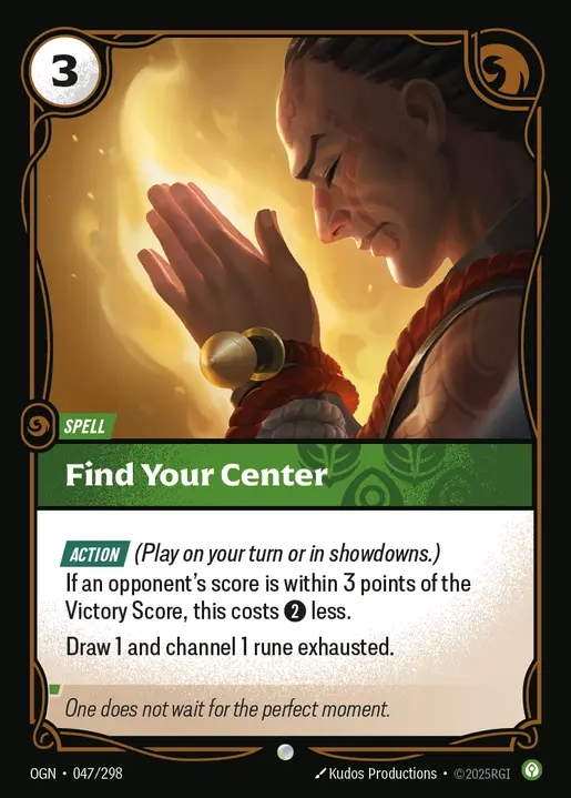 [Calm] Find Your Center [OGN-047-C]