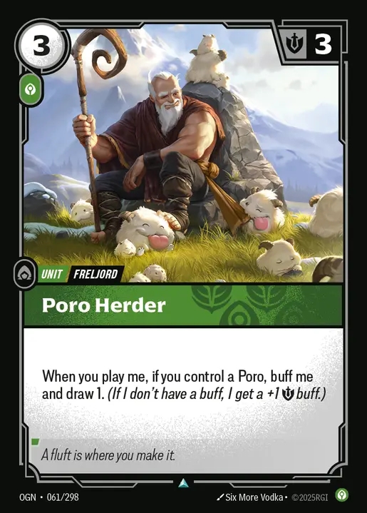 [Calm] Poro Herder [OGN-061-U]