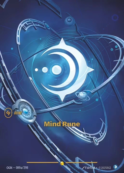 【Showcase】[Mind] Mind Rune [OGN-089a-Showcase]
