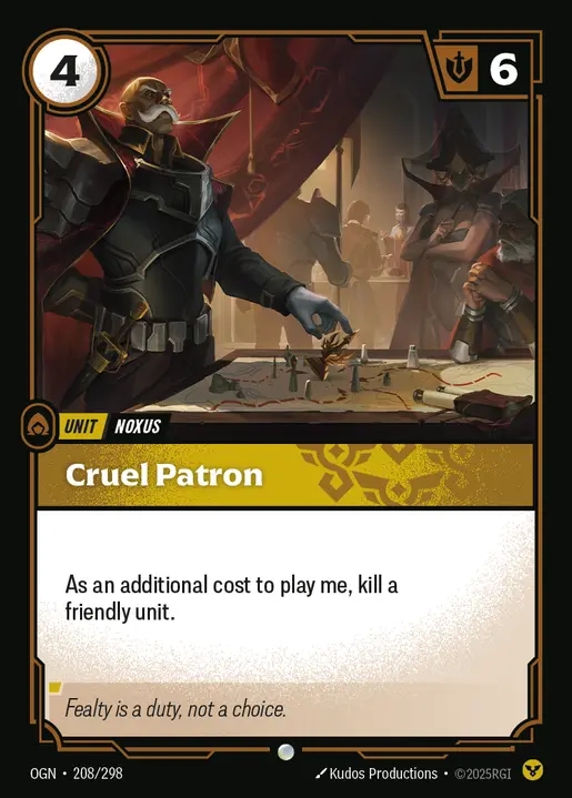 [Order] Cruel Patron [OGN-208-C]