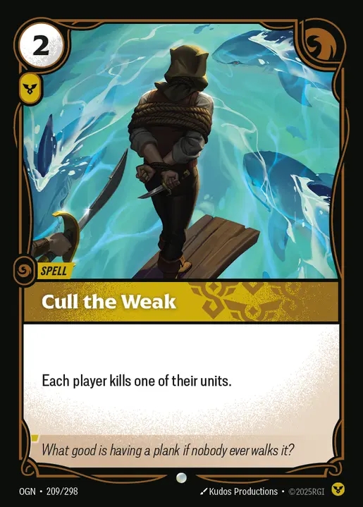 [Order] Cull the Weak [OGN-209-C]