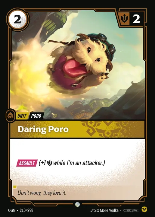 [Order] Daring Poro [OGN-210-C]