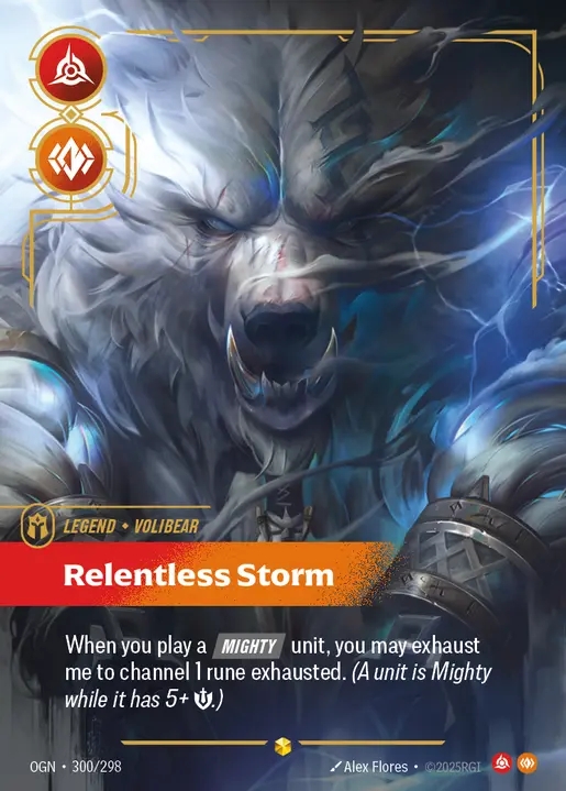 【Showcase】[Fury Body] Volibear, Relentless Storm [OGN-300-Showcase]