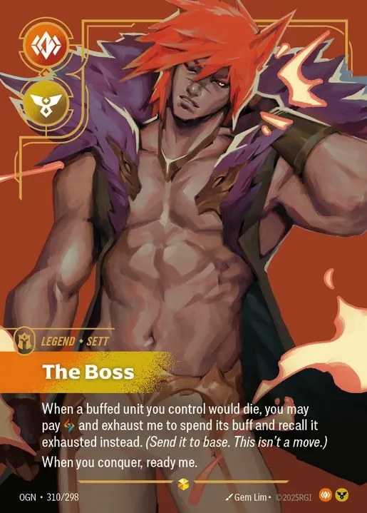 【Showcase】[Body Order] Sett, The Boss [OGN-310-Showcase]
