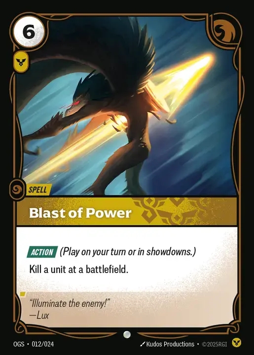 [Order] Blast of Power [OGS-012-C]