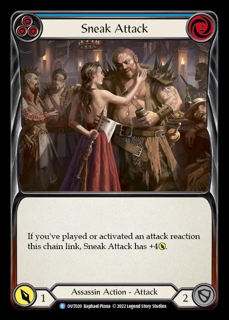 [Assassin] Sneak Attack [OUT020-R] (blue)