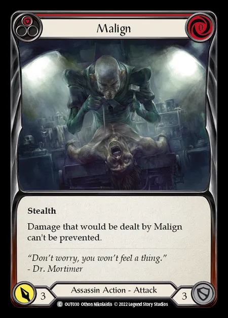 [Assassin] Malign [OUT030-C] (red)