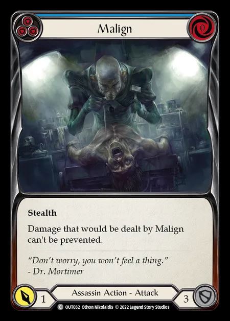 [Assassin] Malign [OUT032-C] (blue)