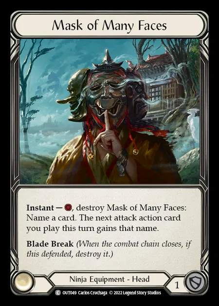 [Ninja] Mask of Many Faces [OUT049-C]