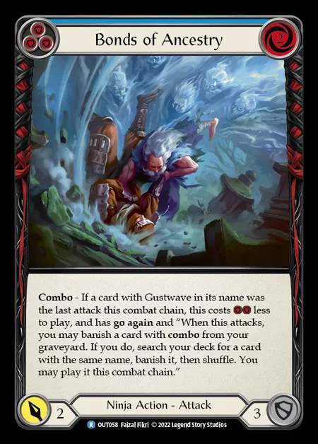 [Ninja] Bonds of Ancestry [OUT058-R] (blue)