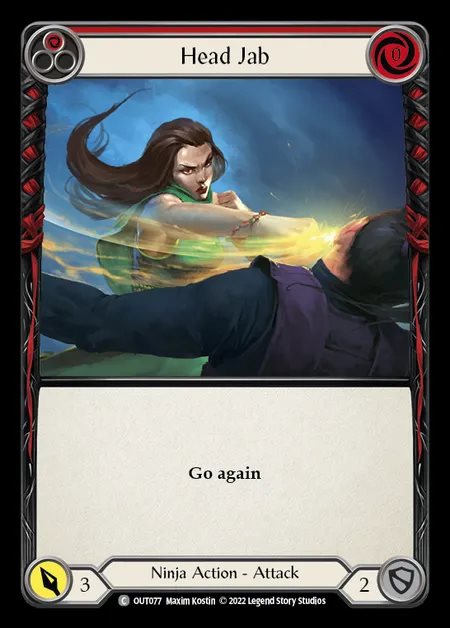 [Ninja] Head Jab [OUT077-C] (red)