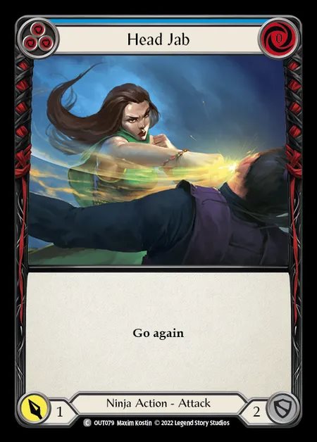 [Ninja] Head Jab [OUT079-C] (blue)