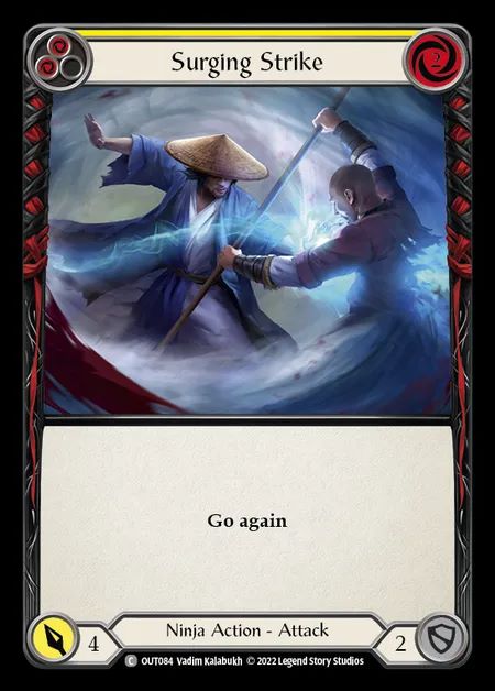 [Ninja] Surging Strike [OUT084-C] (yellow)
