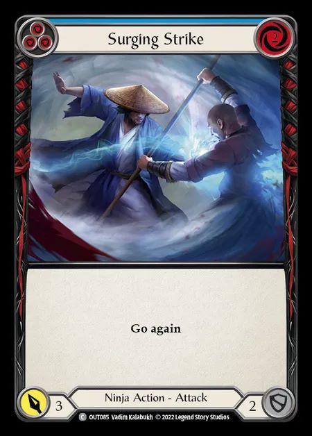 [Ninja] Surging Strike [OUT085-C] (blue)
