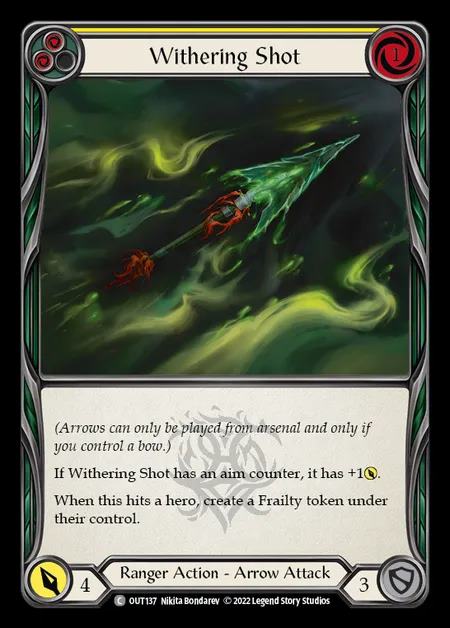 [Ranger] Withering Shot [OUT137-C] (yellow)