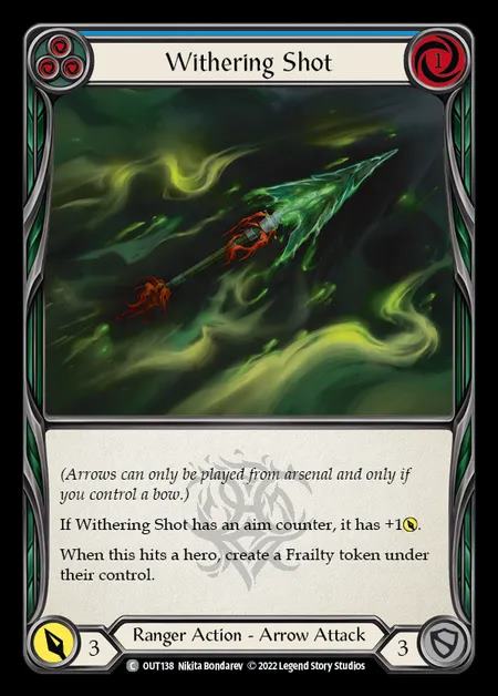 [Ranger] Withering Shot [OUT138-C] (blue)