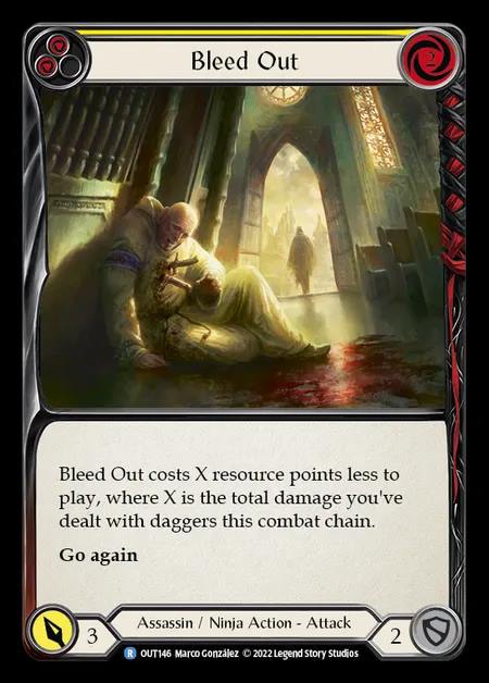 [Assassin Ninja] Bleed Out [OUT146-R] (yellow)