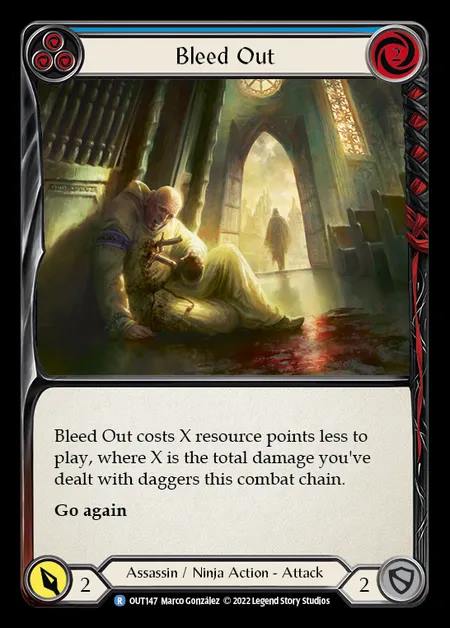 [Assassin Ninja] Bleed Out [OUT147-R] (blue)