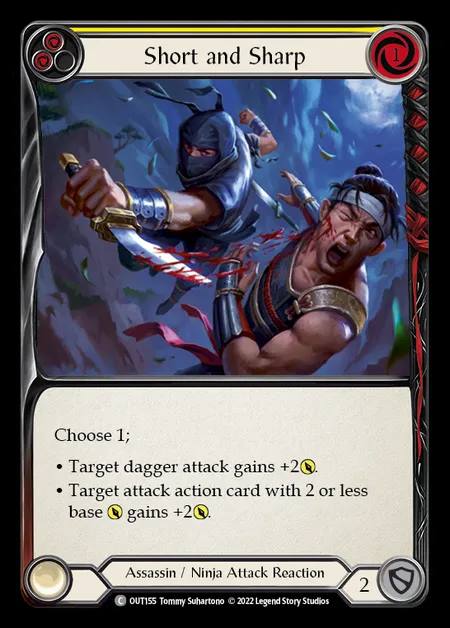 [Assassin Ninja] Short and Sharp [OUT155-C] (yellow)