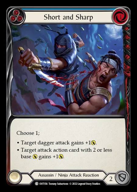 [Assassin Ninja] Short and Sharp [OUT156-C] (blue)