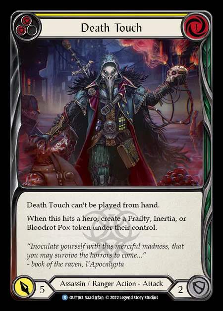 [Assassin Ranger] Death Touch [OUT163-R] (yellow)