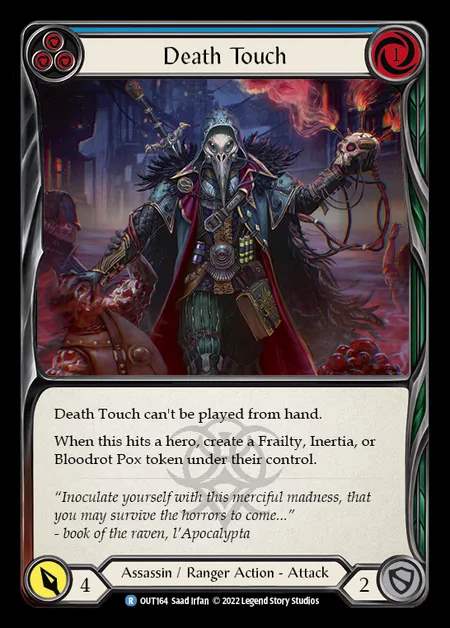 [Assassin Ranger] Death Touch [OUT164-R] (blue)