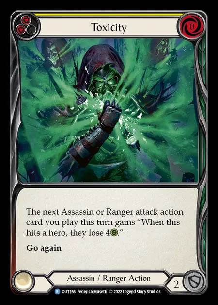 [Assassin Ranger] Toxicity [OUT166-R] (yellow)