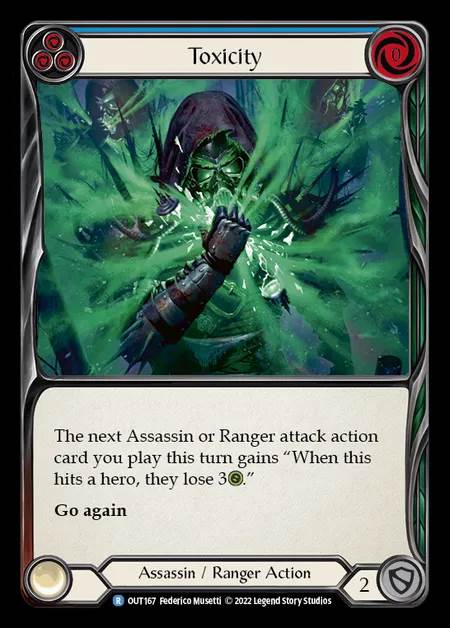 [Assassin Ranger] Toxicity [OUT167-R] (blue)