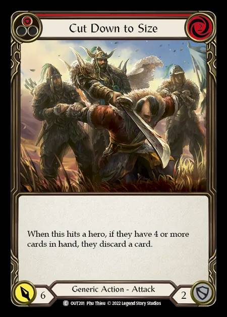 [Generic] Cut Down to Size [OUT201-C] (red)