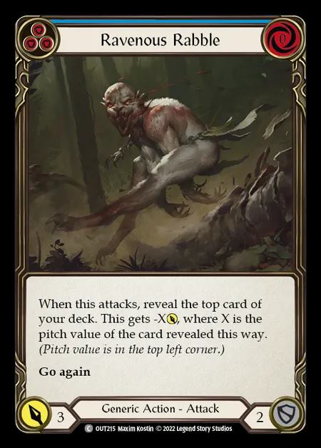 [Generic] Ravenous Rabble [OUT215-C] (blue)