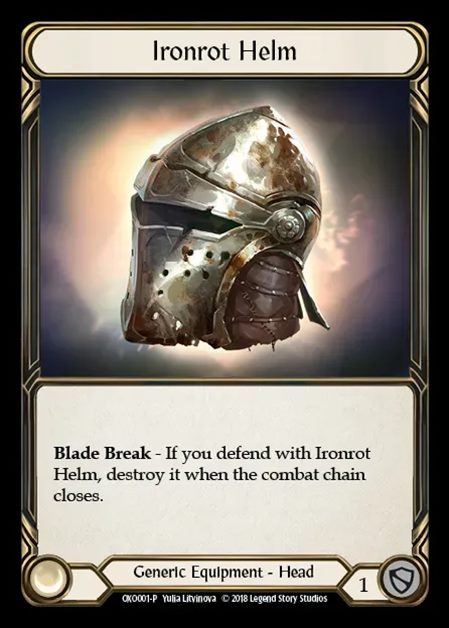 [Generic] Ironrot Helm [OXO001-P] (Promo)