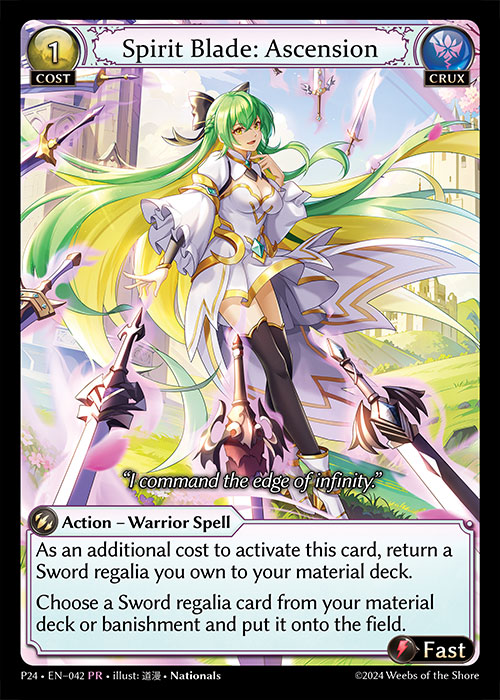 [Crux] Spirit Blade: Ascension [P24-042-PR]