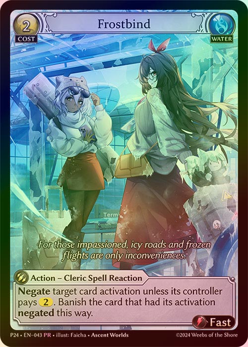 【FOIL】[Water] Frostbind [P24-043-PR]