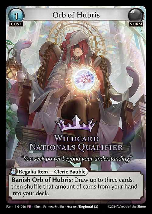 【FOIL】[Norm] Orb of Hubris [P24-046-PR]
