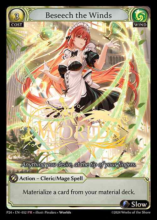 【FOIL】[Wind] Beseech the Winds [P24-052-PR]