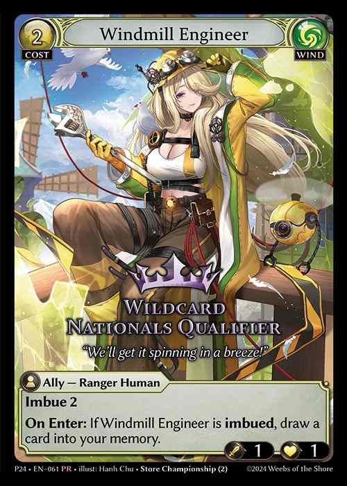 【FOIL】[Wind] Windmill Engineer [P24-061-PR]