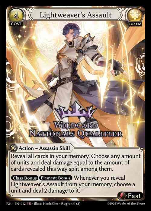 【FOIL】[Luxem] Lightweaver’s Assault [P24-062-PR]