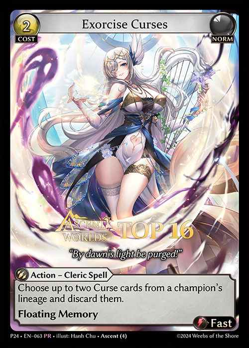 【FOIL】[Norm] Exorcise Curses [P24-063-PR]