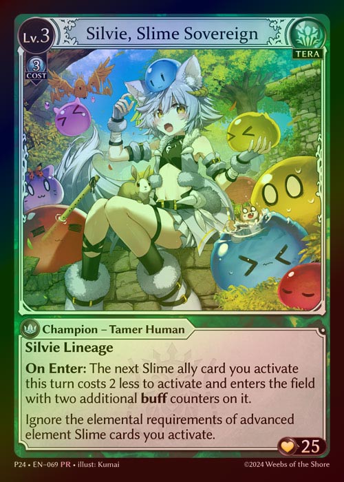 【FOIL】[Tera] Silvie, Slime Sovereign [P24-069-PR]