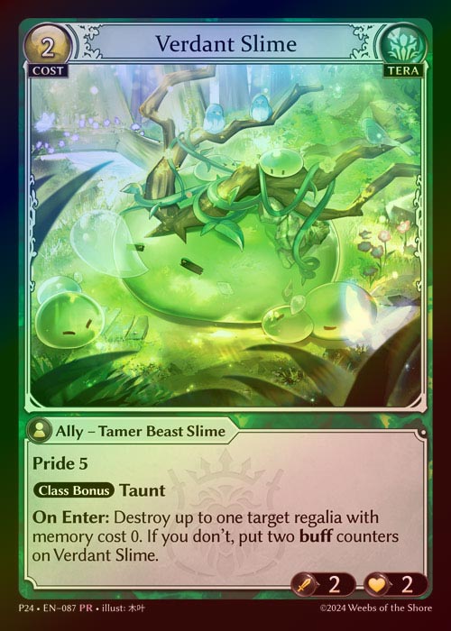 【FOIL】[Tera] Verdant Slime [P24-087-PR]