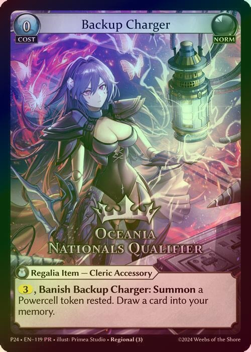 【FOIL】【Oceania】[Norm] Backup Charger [P24-119-PR]