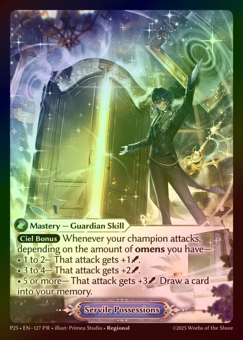 【FOIL】 Servile Possessions [P25-127-PR]